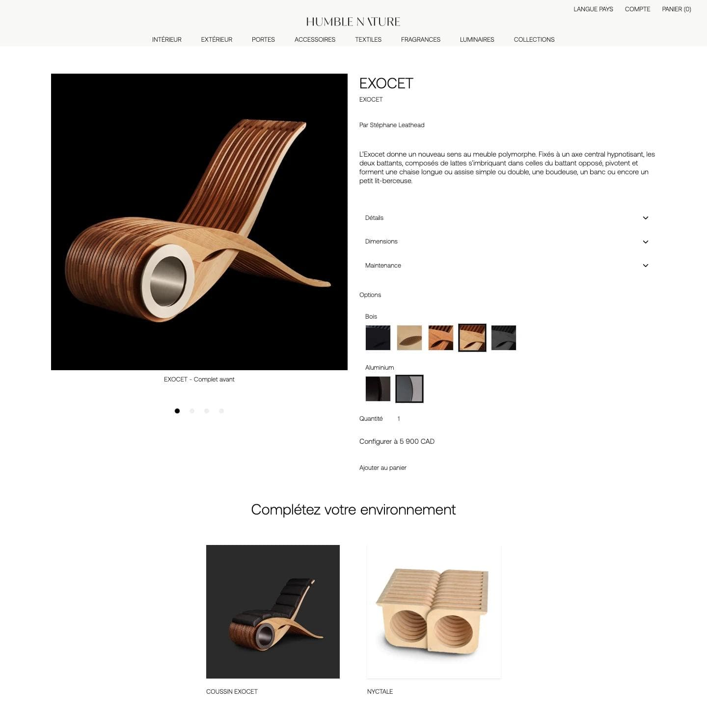 HN Furniture E-commerce Website